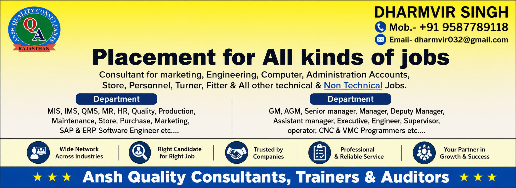All types of jobs
